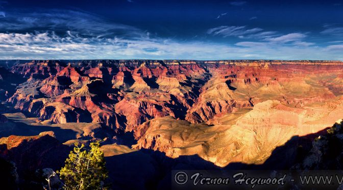 Grand Canyon afternoon panoramic